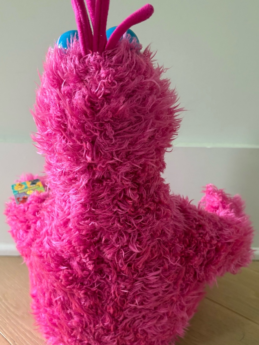 Sesame Place Plush Telly Monster Pink Fuzzy Sesame Place Exclusive Toy ~17” Tall - Picture 4 of 8